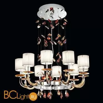 Люстра Beby Group Prive 0210B08 Chrome Golden Portofino White Red