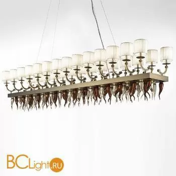 Люстра Beby Group Prive 0220B13 Bronze Brushed Chocolate Golden Portofino White