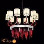 Люстра Beby Group Prive 0220B04 Chrome Red Sensuelle White