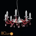 Люстра Beby Group Privilege 0240B02 Chrome Red Sensuelle SW Red Magma