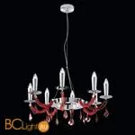 Люстра Beby Group Privilege 0240B02 Chrome Red Sensuelle SW Red Magma - Фото 0