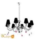 Люстра Beby Group Pure 7820B03 Chrome Silver Cortina Black Lilac - Фото 0