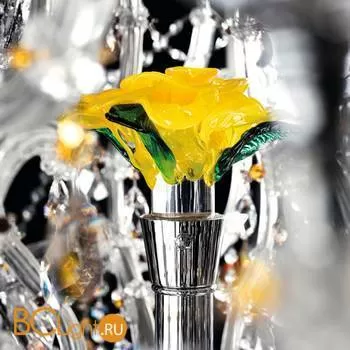 Люстра Beby Group Queen of Roses 9000B27 Gold Swarovski Almond - Фото 0