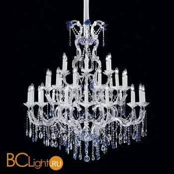 Люстра Beby Group Queen of Roses 9000B18 Chrome SW Bluino