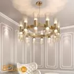 Потолочная люстра Beby Group Secret 0650B01 Light gold Gold leaf - Фото 0