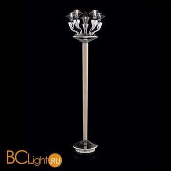 Торшер Beby Group Silver night 0200P01 White Leather 01 Silver Grey