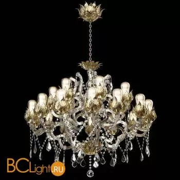 Люстра Beby Group Spiga 1810B04 Satin Gold Cognac