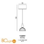 Торшер Beby Group Star 0122P02 Chrome Emerald 311 - Схема