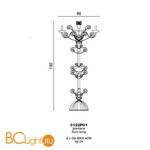 Торшер Beby Star 0122P01 Chrome Silver Grey White Pearls - Схема