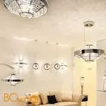 Подвесной светильник Beby Group Stone 5150E01 Satin Chrome Cut Almond Turquoise - Фото 1