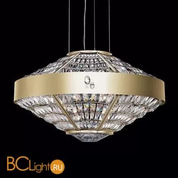 Подвесной светильник Beby Group Stone 5150E01 Satin Gold Cut Almond Transparent