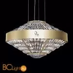 Подвесной светильник Beby Group Stone 5150E01 Satin Gold Cut Almond Transparent