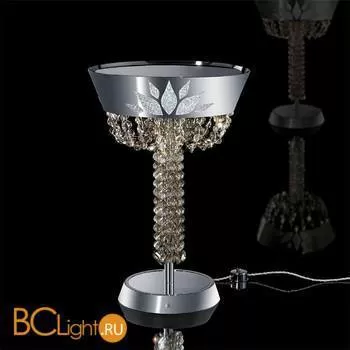 Настольная лампа Beby Velvet 0150L01 Chrome Swarovski Almond