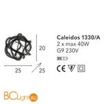 Настенный светильник Bellart Caleidos 1330/A 05 - Схема
