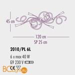 Потолочная люстра Bellart Chic 2010/PL6L 08 - Схема