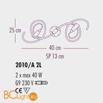 Настенно-потолочный светильник Bellart Chic 2010/A2L 19 - Схема