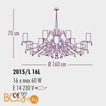 Люстра Bellart Delhia 2015/L16L 10/P06 - Схема