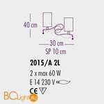 Бра Bellart Delhia 2015/A2L 08/P06 - Схема