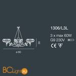 Люстра Bellart Dream 1306/L3L 03+10/P05 - Схема