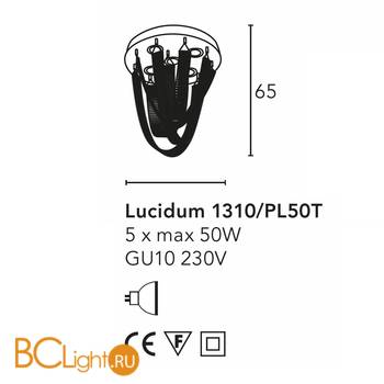 Потолочный светильник Bellart Lucidum 1310/PL50T 05/V01 - Схема