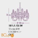 Люстра Bellart Milady 1811/L6L 17/P06 - Схема