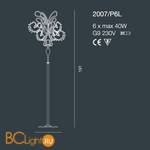 Торшер Bellart Scuba 2007/P6L 05/RO - Схема