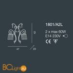 Бра Bellart Venezia 1801/A2L 09/P05 - Схема