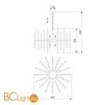 Подвесной светильник Bogate's Allure 356/8 Smart a057237 - Фото 1