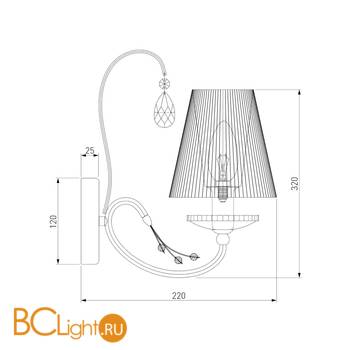 Бра Bogate's Aura 301/1 Strotskis - Схема