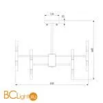 Люстра Bogate's Bastone 345 хром - Фото 2