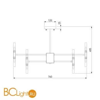 Люстра Bogate's Bastone 351 золото / белый - Фото 2