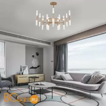 Потолочная люстра Bogate's Bastone 350 золото / белый a054006 (умный дом) - Фото 3