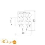 Настенный светильник Bogate's Bolla 334/1 хром - Фото 2