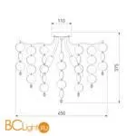 Люстра Bogate's Bolla 334/5 хром - Фото 1