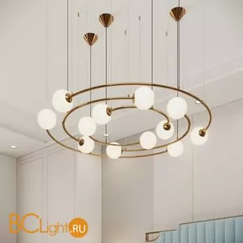 Подвесной светильник Bogate's Brook 359/12 латунь a057631 - Фото 1