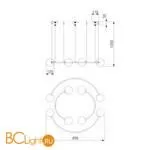 Подвесной светильник Bogate's Brook 360/8 хром a057670 - Фото 3