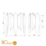 Настенный светильник Bogate's Canaria 324/1 хром - Фото 1