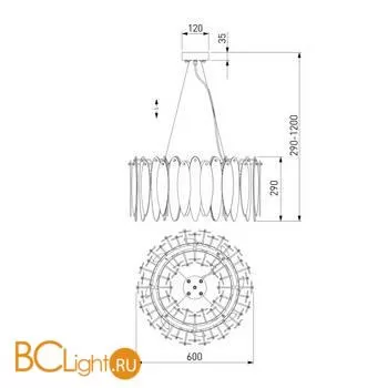 Люстра Bogate's Canaria 326/8 золото - Фото 1