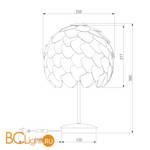 Настольная лампа Bogate's Cedro 01099/1 - Схема