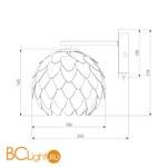 Бра Bogate's Cedro 304 - Схема