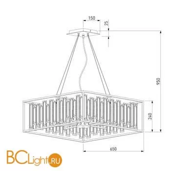 Подвесной светильник Bogate's Cella 377/9 a061526 - Фото 4