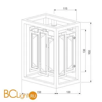 Бра Bogate's Cella 377/1 a061524 - Фото 1