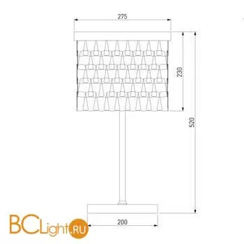 Настольная лампа Bogate's Corazza 01103/4 шампань - Фото 2