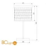 Настольная лампа Bogate's Corazza 01103/4 шампань - Фото 2