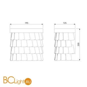 Настенный светильник Bogate's Corazza 317 шампань - Фото 1