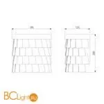 Настенный светильник Bogate's Corazza 317 шампань - Фото 1