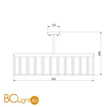Люстра Bogate's Eclipse 357/8 Smart a057229 - Фото 3
