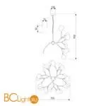 Люстра Bogate's Foglia 540 - Фото 2