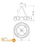 Люстра Bogate's Galicia 353/6 хром - Фото 1