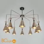 Люстра Bogate's Glustin 316/10 латунь / черный a057226 - Фото 0